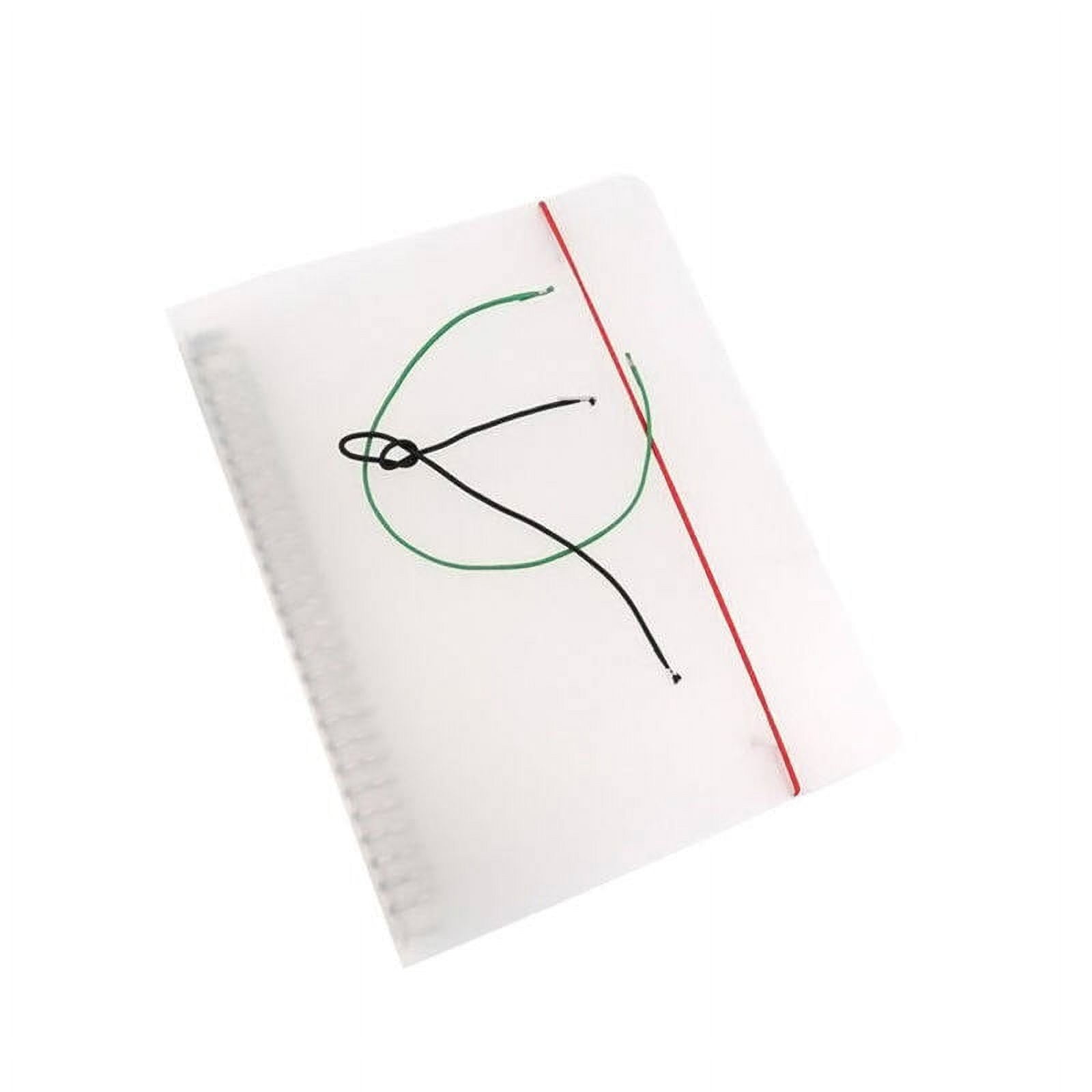 SWETRACE Plastic A5 Cover Round Ring Binder Transparent 1Pack 9.3x7.1x1.6Inch 23.60X18.00X4.00CM Beige - Image 4