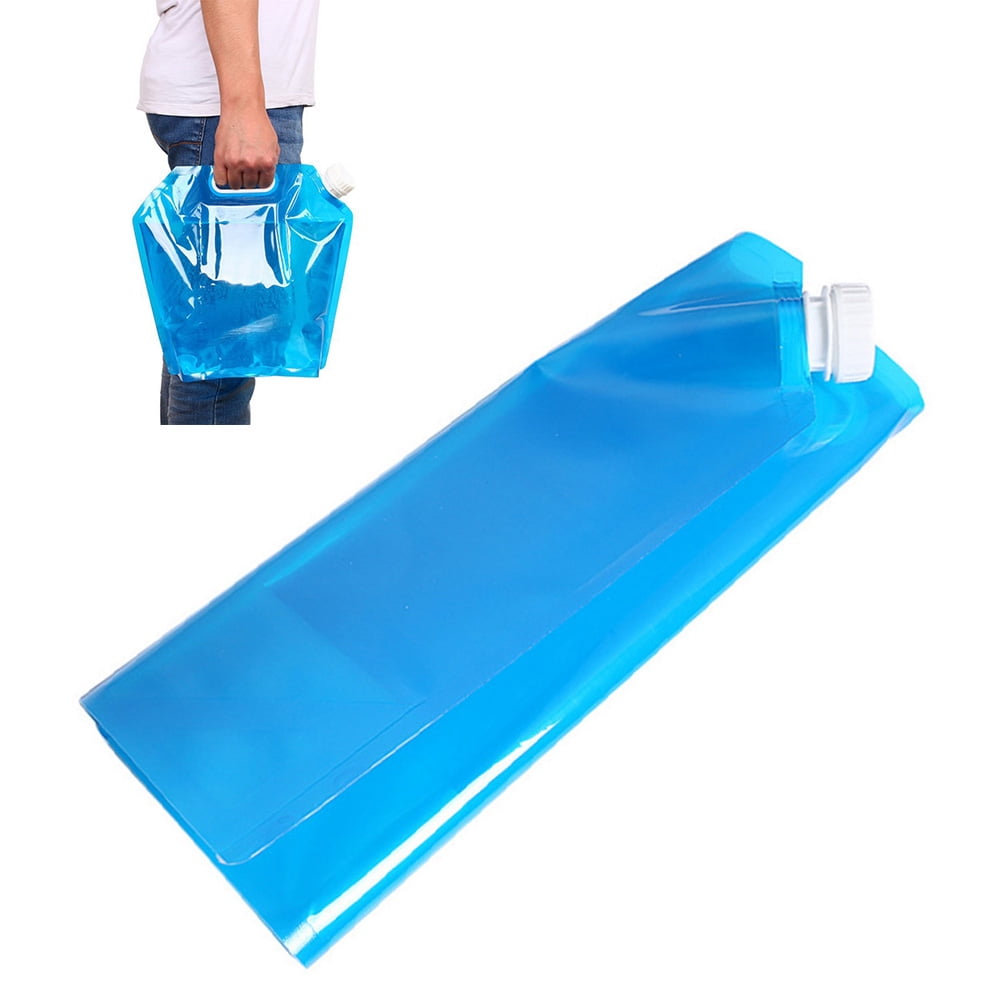 SWETRACE Folding Water Storage Bag Blue Hiking Storage Container 1Pack 40.80X31.00X0.20CM Blue - Image 2