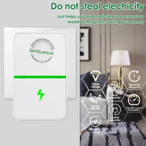2 x Energy Saving Device New Elon Musk 90V-250V Stop-Watt Energy Saver Household - Image 3