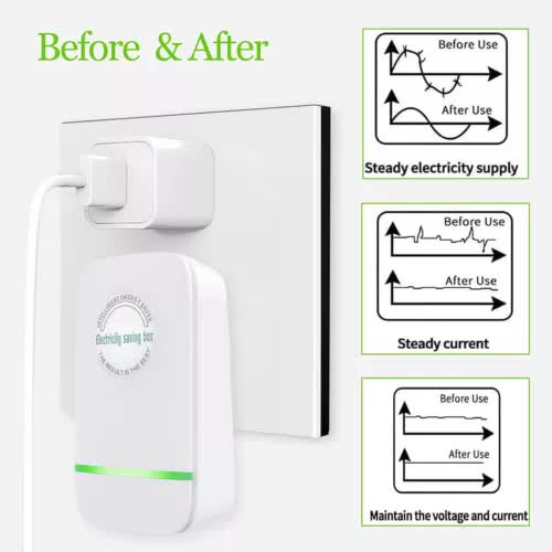 2 x Energy Saving Device New Elon Musk 90V-250V Stop-Watt Energy Saver Household - Image 4