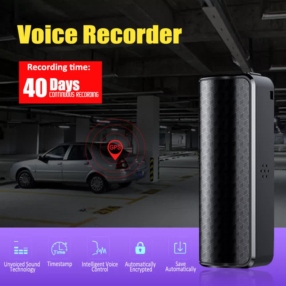 MP3 Spy Magnetic Recording Device Voice Activated Mini Audio Recorder Q70 US - Image 4
