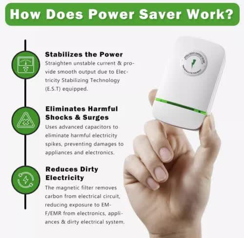 2 x Energy Saving Device New Elon Musk 90V-250V Stop-Watt Energy Saver Household - Image 4