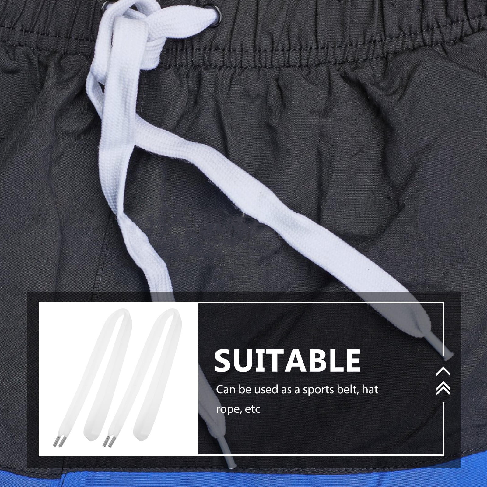 Worgeous 2pcs Versatile Drawstrings For Trousers Waist Belt For Sports And Daily Wear Durable Replacement Pants Cords For Men And Women - Image 6