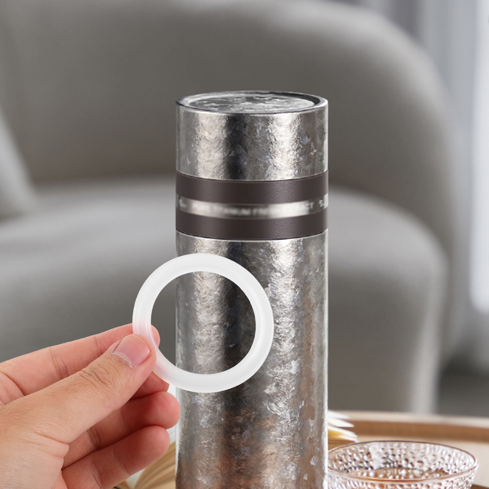 SWETRACE Seal Ring Silicone 4Pcs 2.4X1.8X0.1In - Image 1