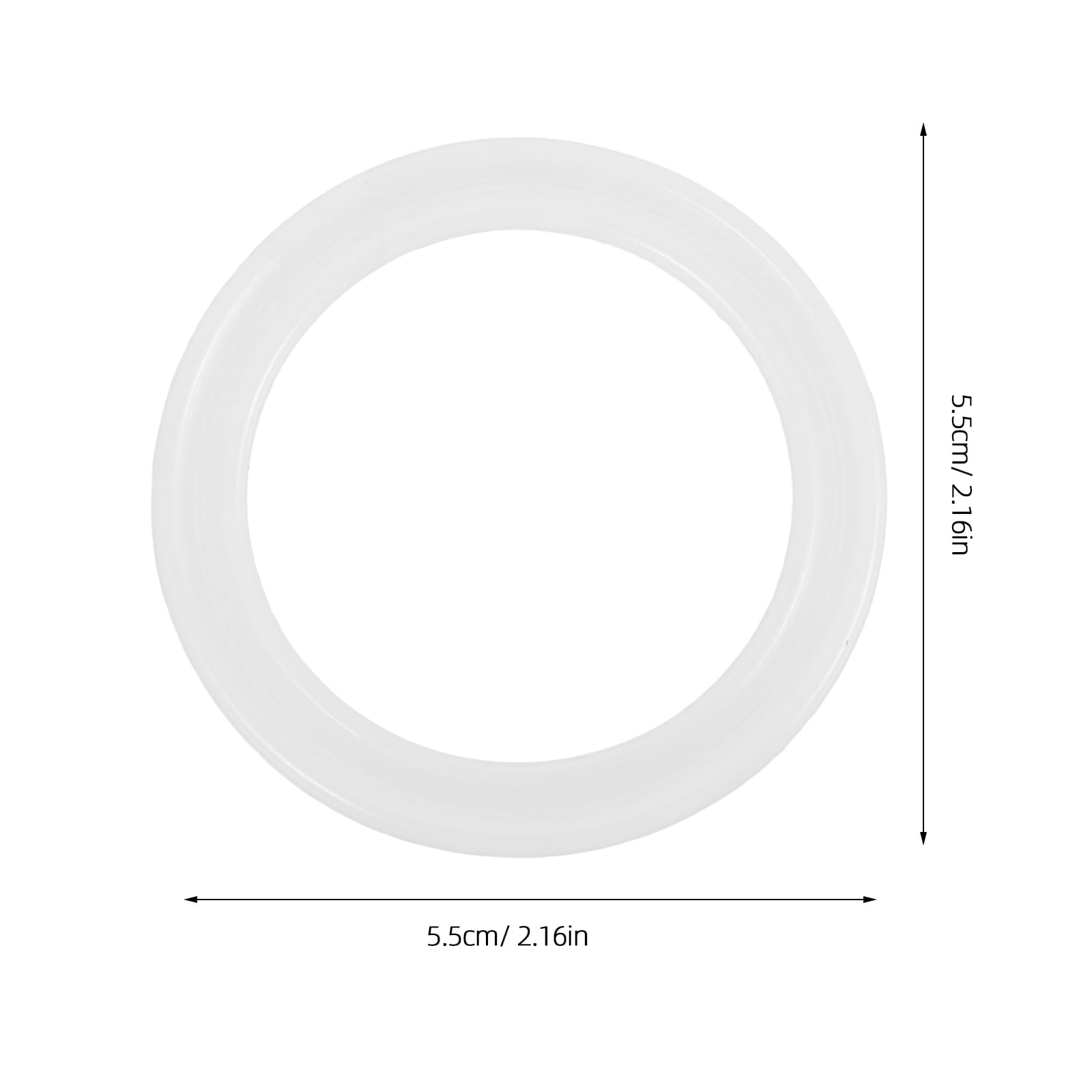 SWETRACE Seal Ring Silicone 4Pcs 2.4X1.8X0.1In - Image 2