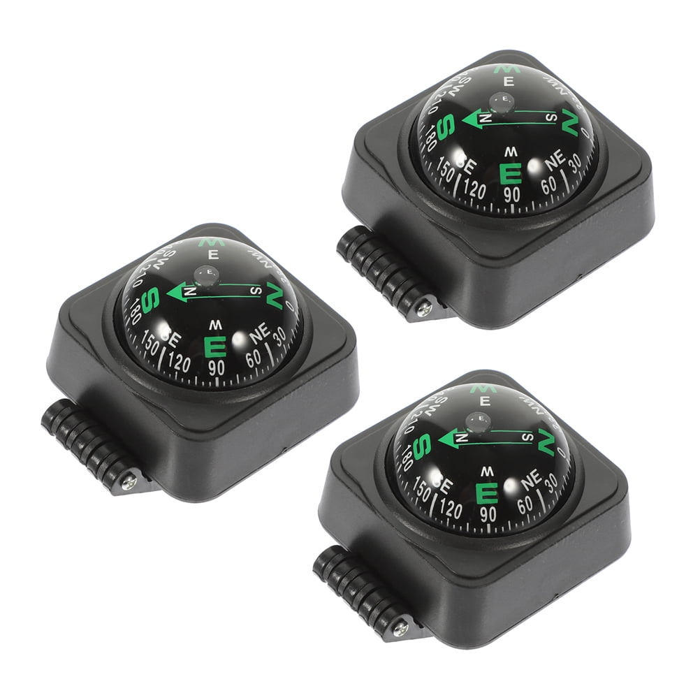 SWETRACE Motorcycle Compass Round Multi ABS 3Pcs Simple Design Adjustable Direction - Image 6