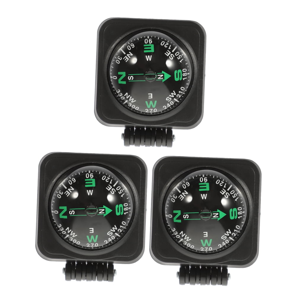 SWETRACE Motorcycle Compass Round Multi ABS 3Pcs Simple Design Adjustable Direction - Image 7