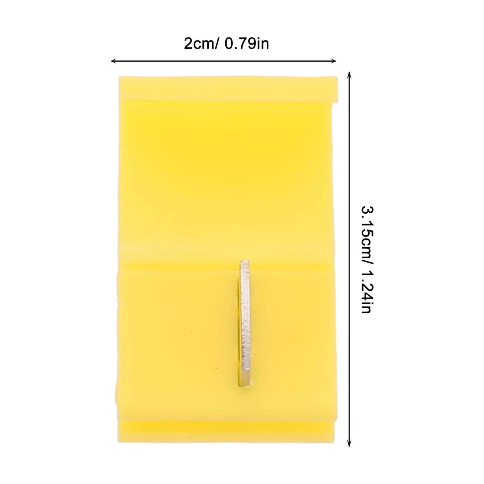 Worgeous Yellow Wire Connectors for Cars Quick Installation Components Waterproof Plastic 10pcs - Image 2
