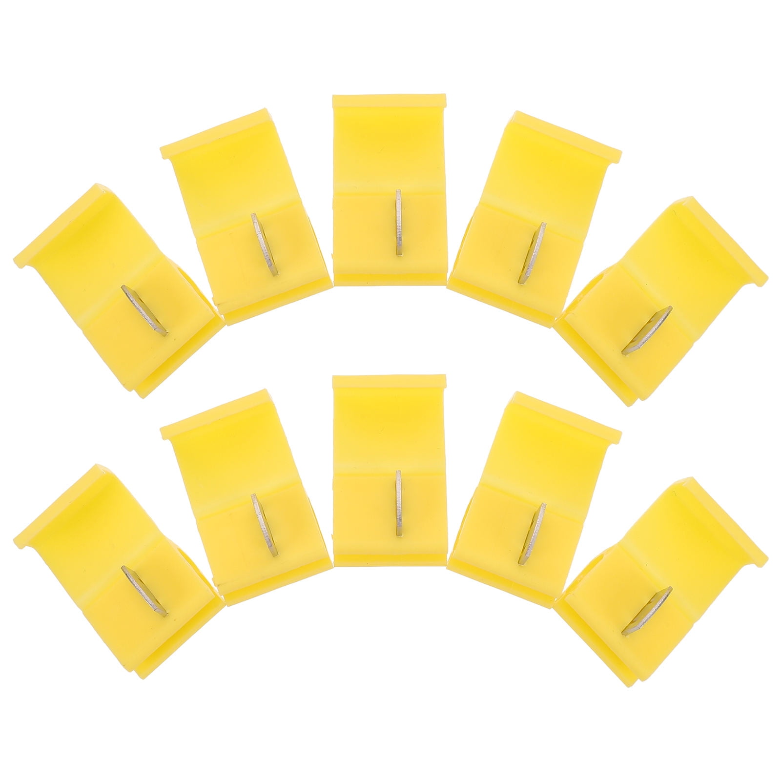 Worgeous Yellow Wire Connectors for Cars Quick Installation Components Waterproof Plastic 10pcs - Image 4