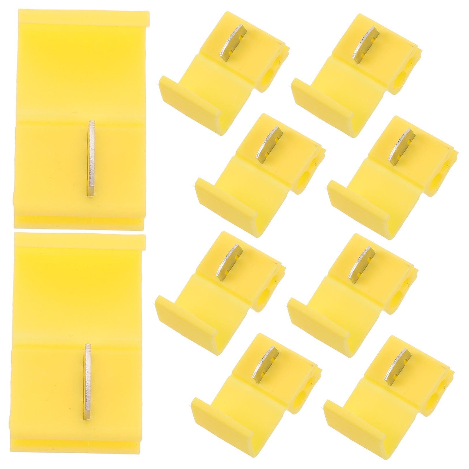 Worgeous Yellow Wire Connectors for Cars Quick Installation Components Waterproof Plastic 10pcs - Image 5