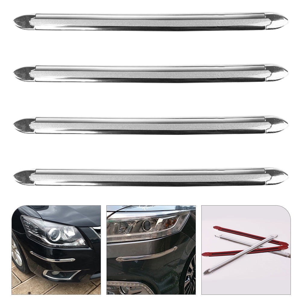 Ortofally 4pcs Bumper Protector Automobile Bumper Anti-collision Strip Car Bumper Tape 40.5X2.3X2.3CM transparent - Image 7