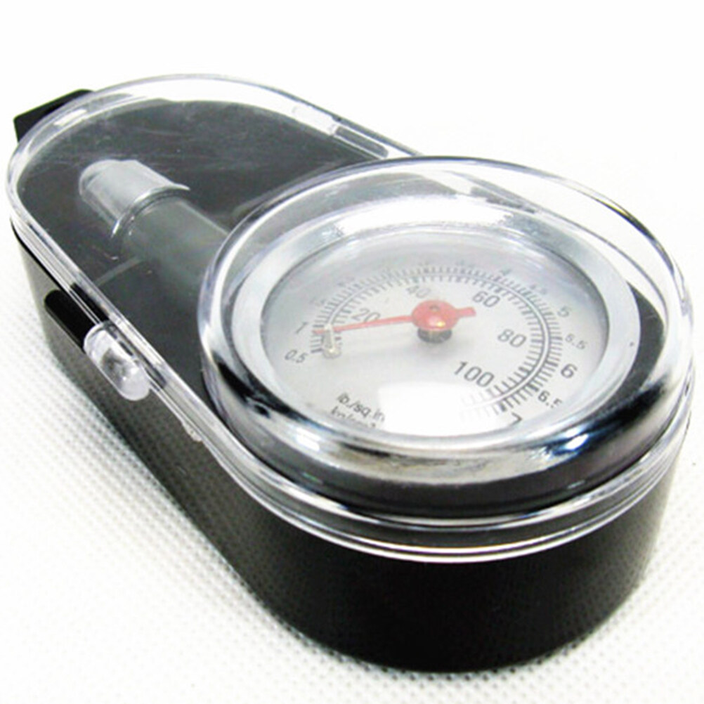 Ortofally Mechanical Gauge Tire Pressure Gauge Meter Tire Pressure Pointer 0.5 - 7.5 LBS for Car Automobile Truck Motorcycle Black - Image 4