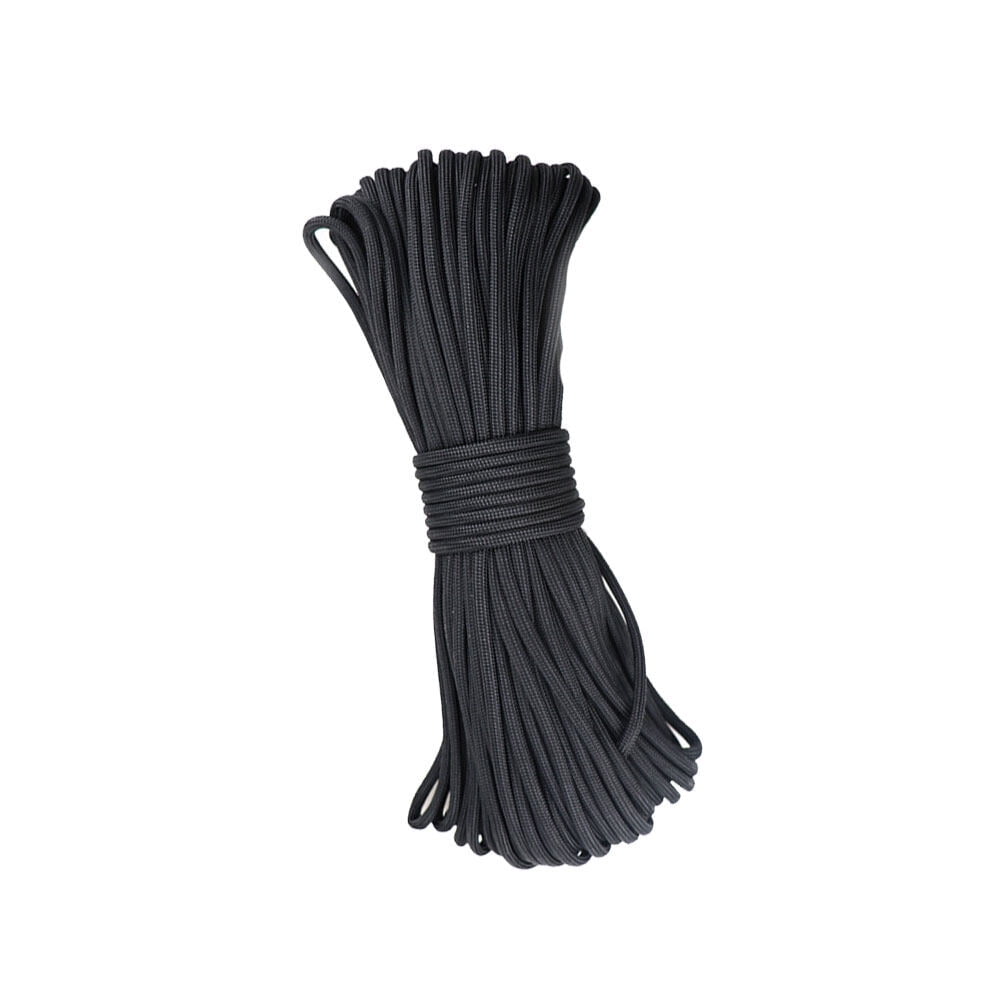 Ortofally Nylon Parachute Cord Braid Nylon Rope Nylon Twine Rope Cord for Crafts Tie- Downs Camping 4.0mm x 15m 0.4X0.4 Black - Image 5