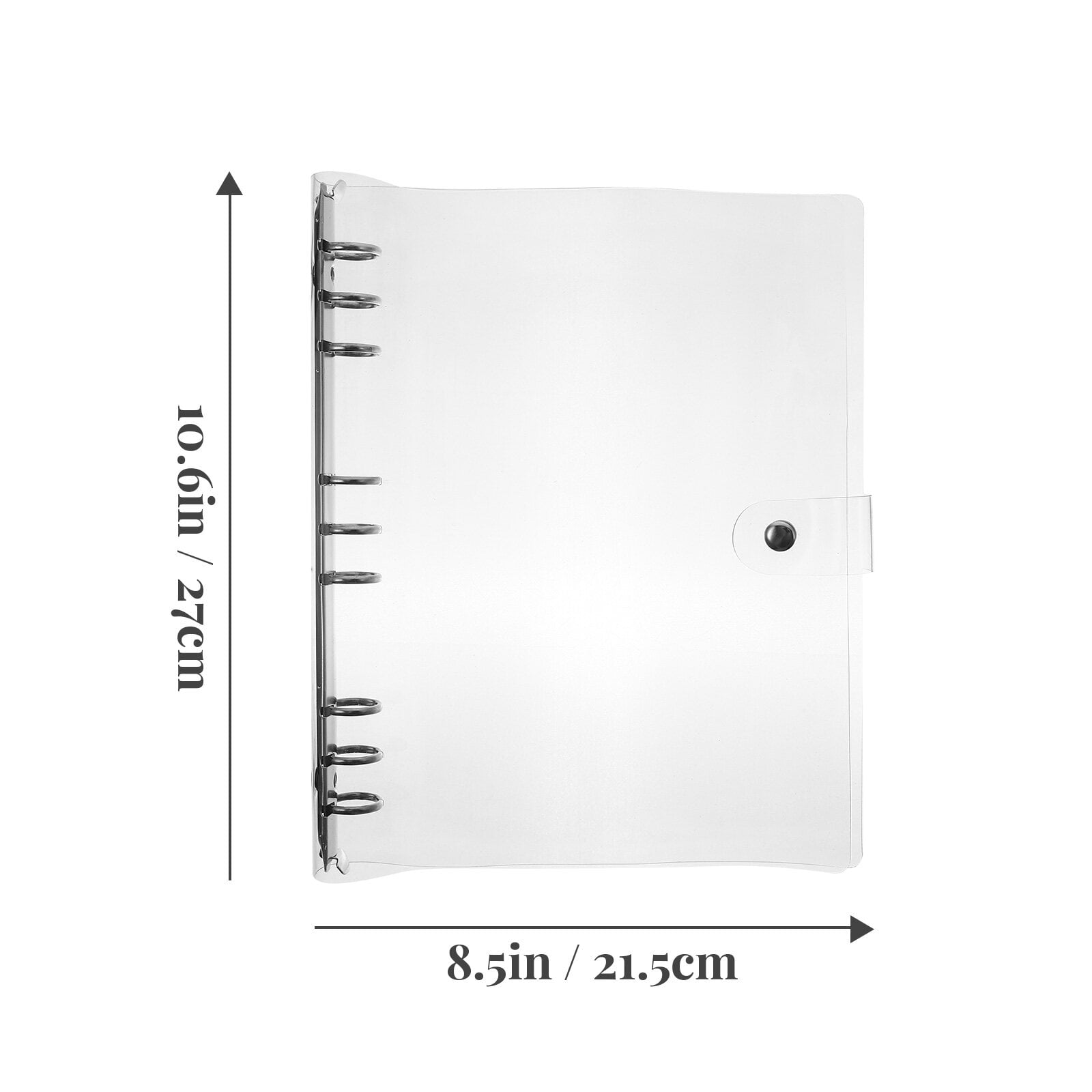 SWETRACE Planner Binder Cover For Notebook Protection 1Set 27X21.5X2.5CM Transparent - Image 6