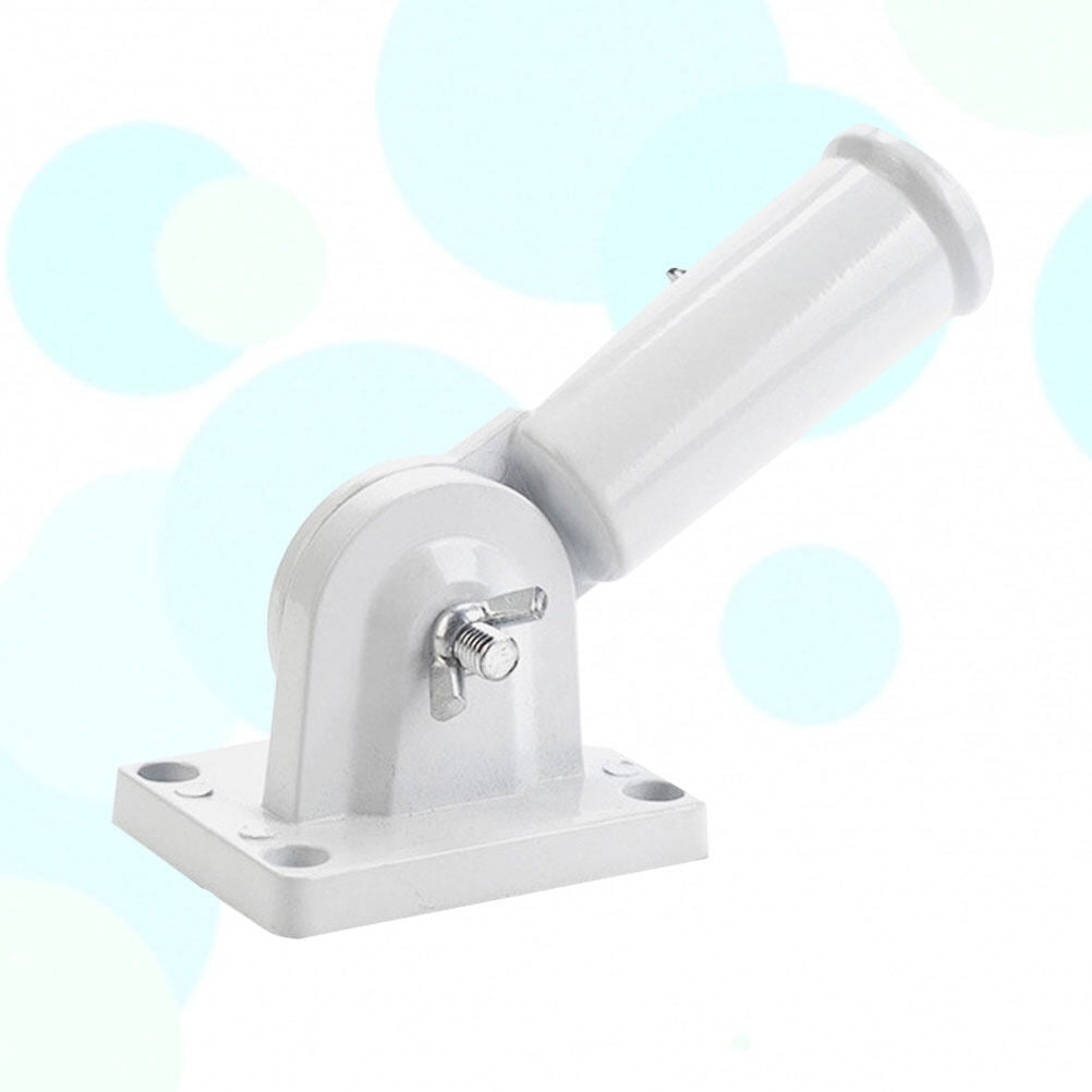 Worgeous Flag Pole Accessories Universal Holder Wall Mount Poles Bridegroom White - Image 1
