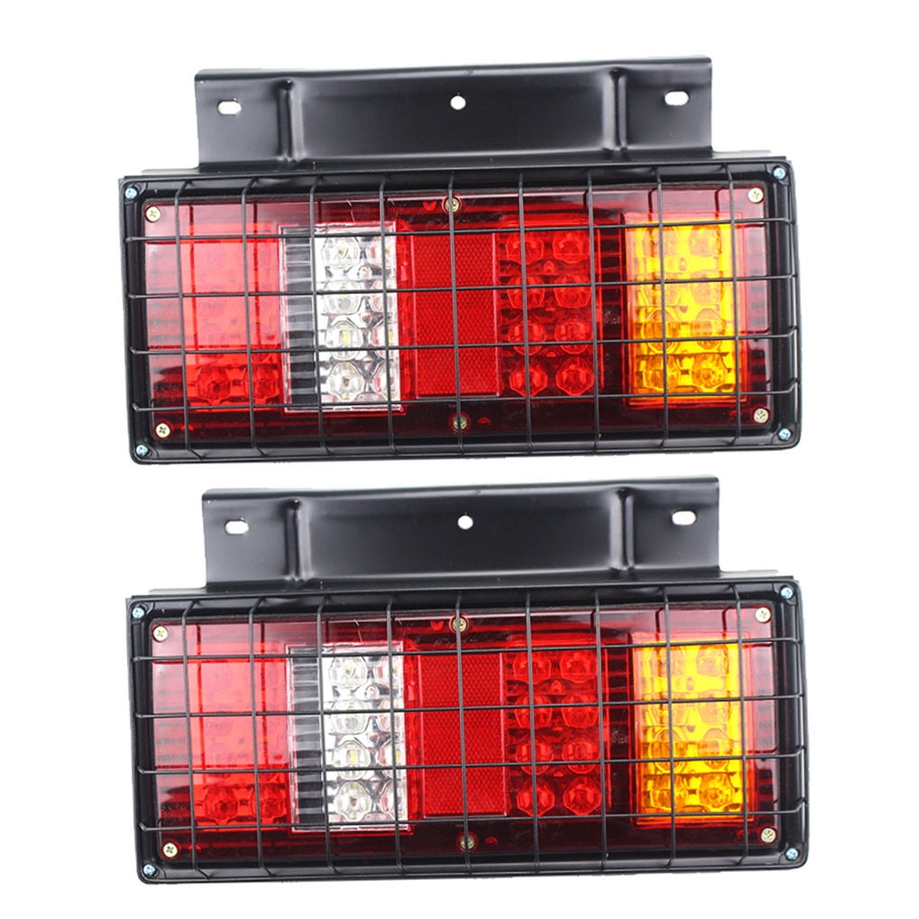 SWETRACE Tail Lights ABS LED For Truck Night Driving 2Pcs 13.4x8.2x0.2In - Image 4