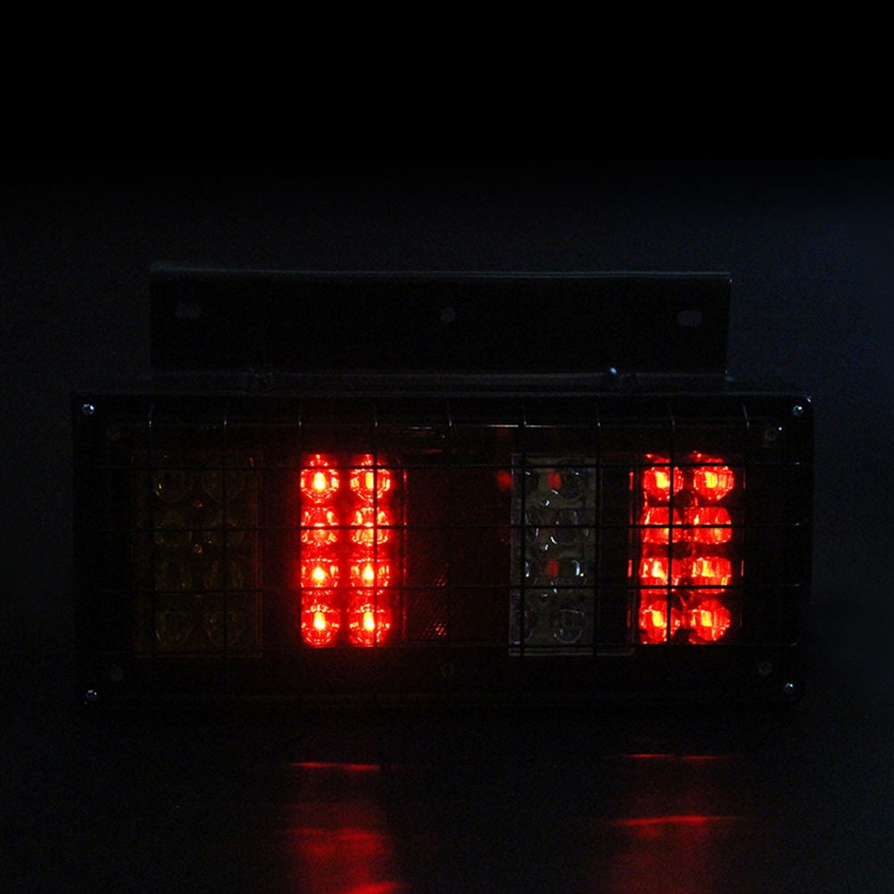 SWETRACE Tail Lights ABS LED For Truck Night Driving 2Pcs 13.4x8.2x0.2In - Image 5