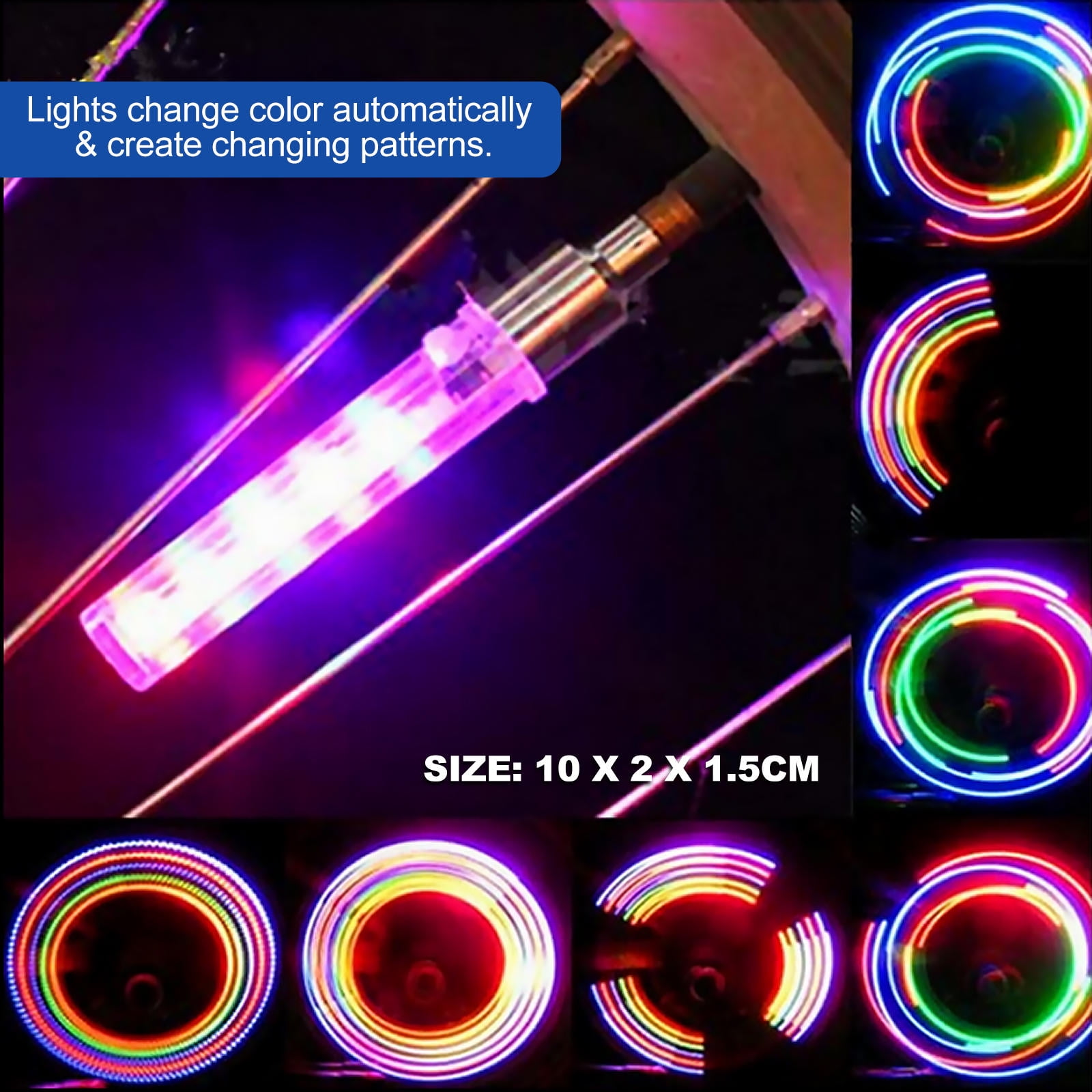 SWETRACE Cycling Lights Flash For Outdoor Activities 1 Pair 10 X 1.5Cm - Image 5