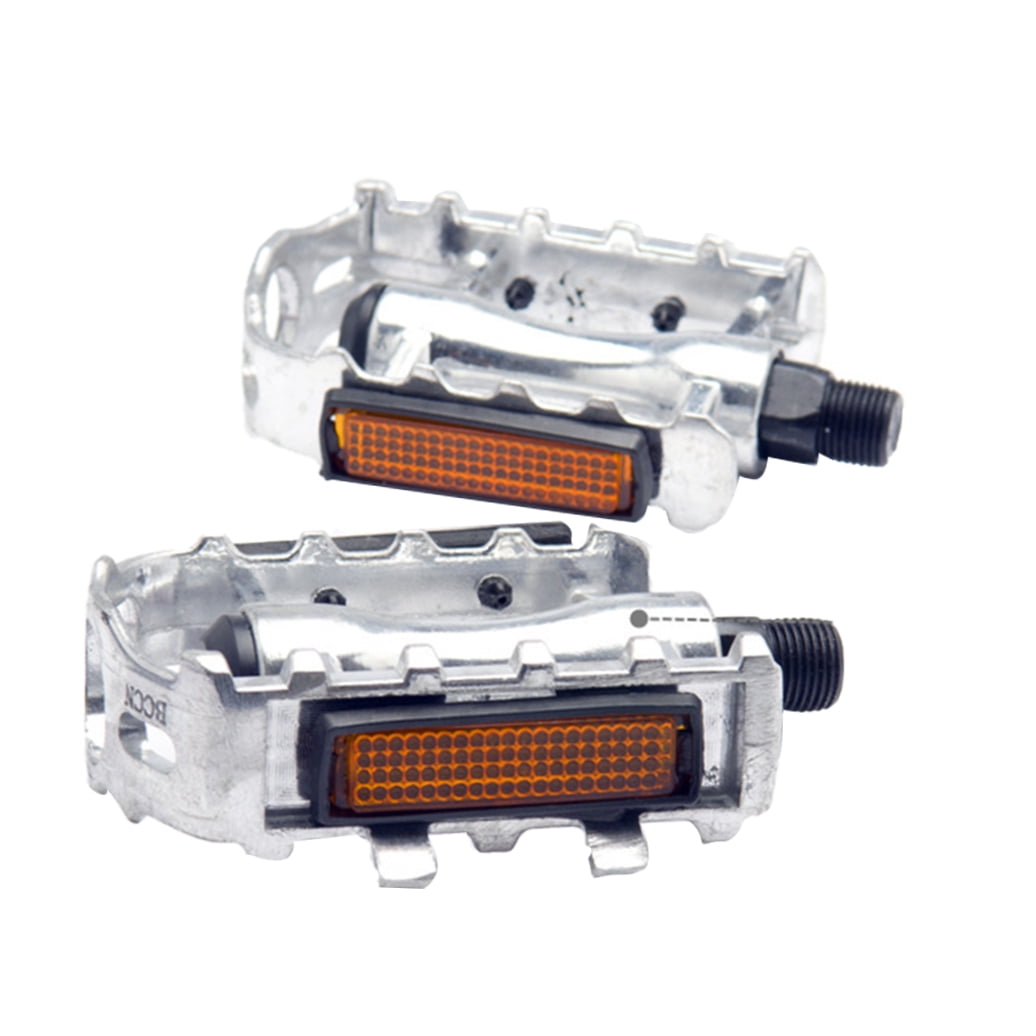 Worgeous 1 Pair of Silver Aluminum Alloy Mountain Bike Pedals with Anti slip Spikes - Image 4
