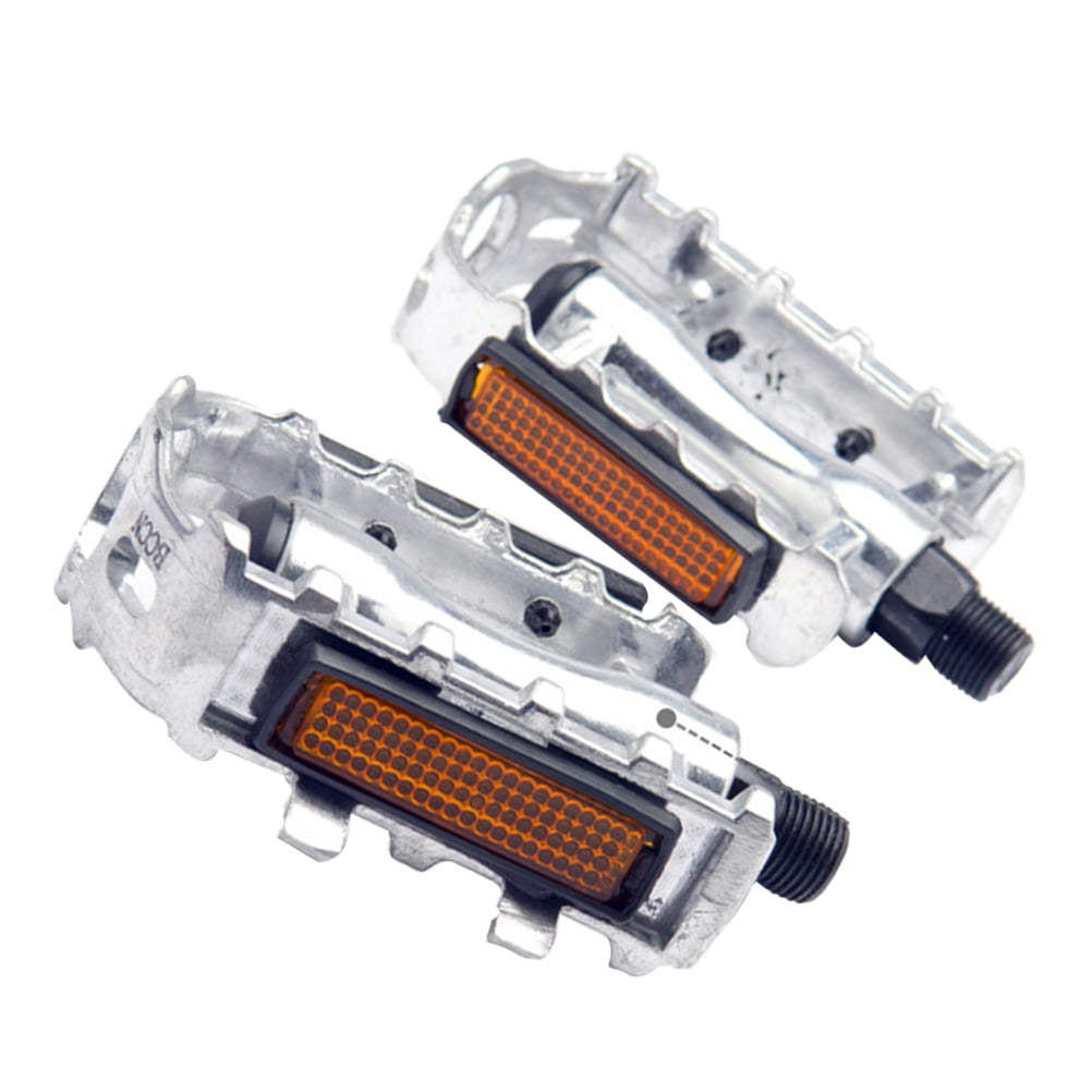 Worgeous 1 Pair of Silver Aluminum Alloy Mountain Bike Pedals with Anti slip Spikes - Image 7