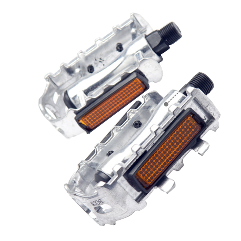 Worgeous 1 Pair of Silver Aluminum Alloy Mountain Bike Pedals with Anti slip Spikes - Image 8