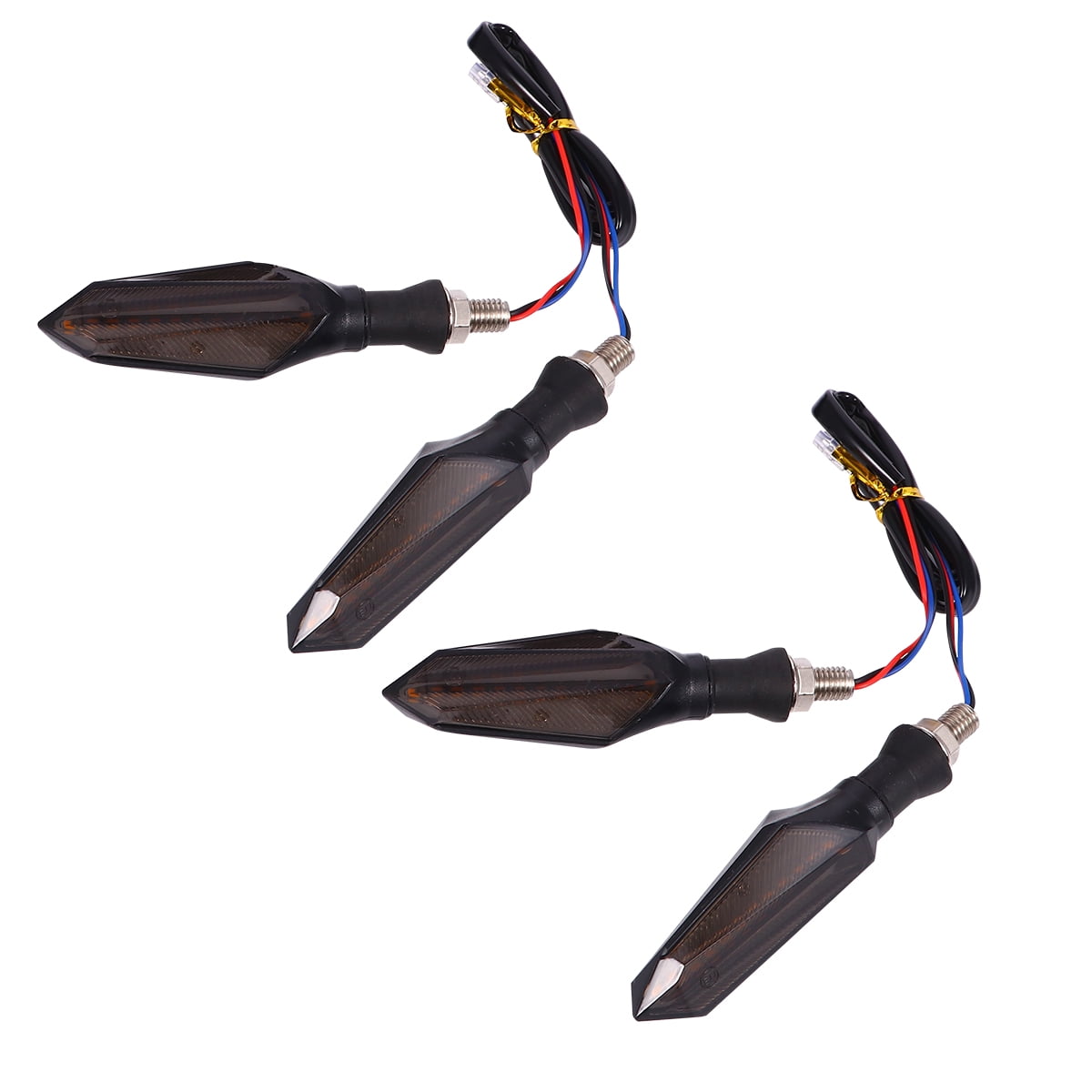 SWETRACE Motorcycle Indicators Blinker Abs 4Pcs Blue - Image 1