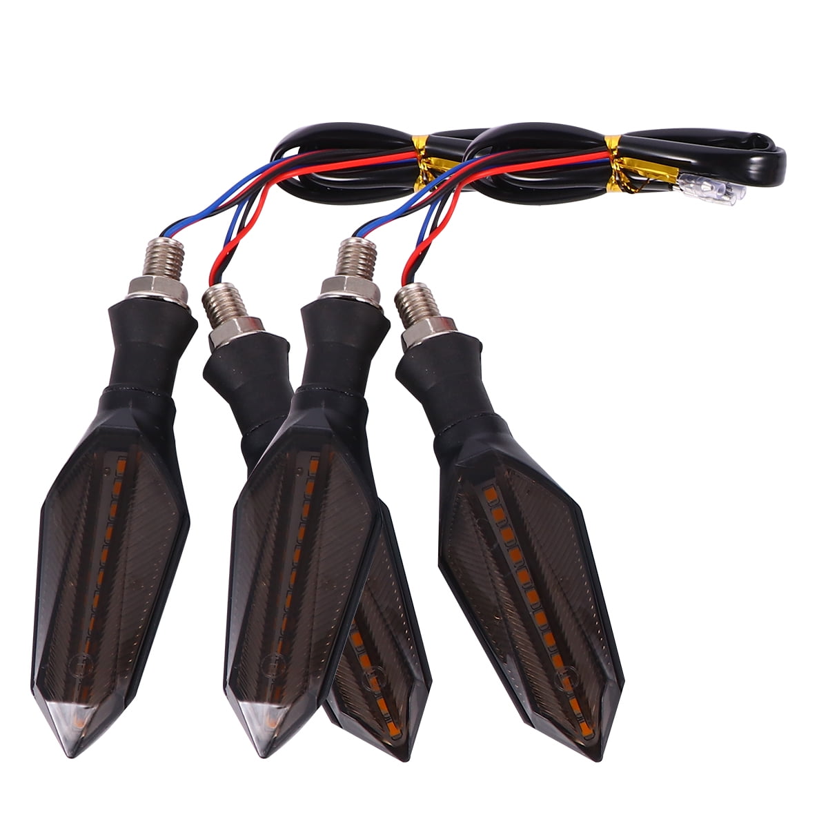 SWETRACE Motorcycle Indicators Blinker Abs 4Pcs Blue - Image 8