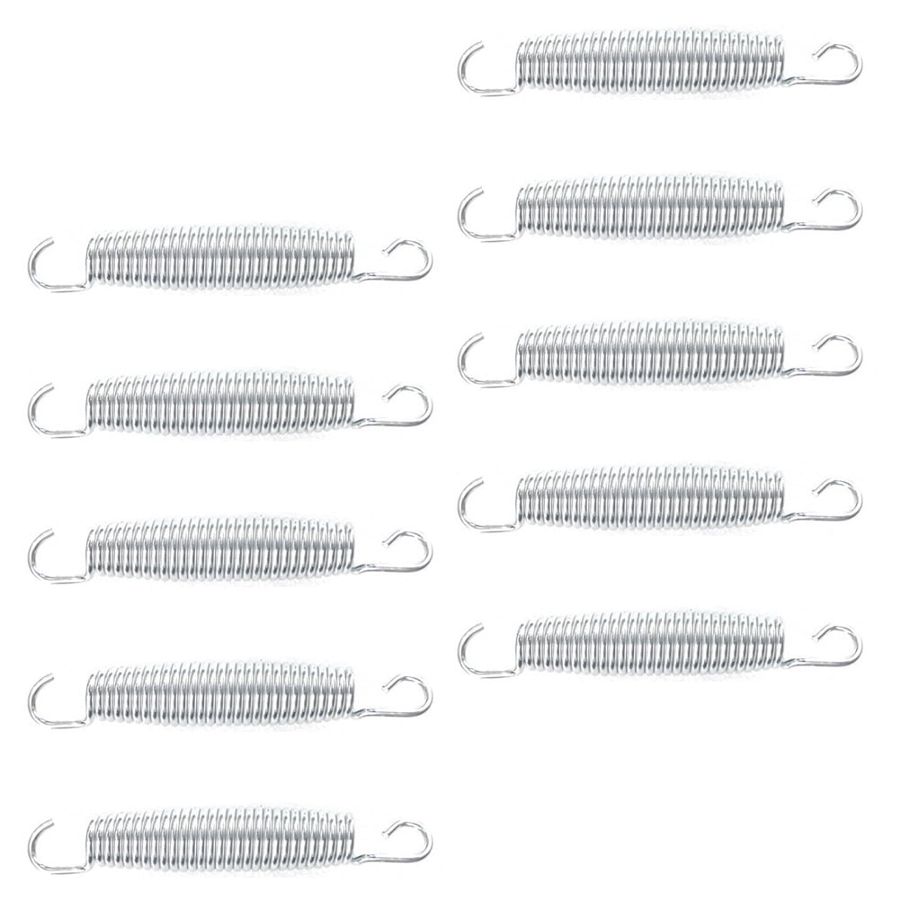 Worgeous 10 Pcs Trampoline Spring Parts Trampolines Rebounder Fitness Silver - Image 6