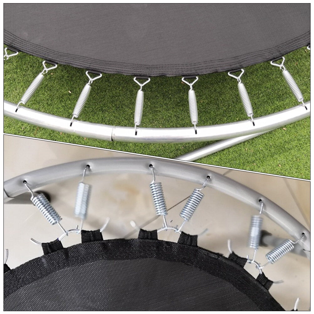 Worgeous 10 Pcs Trampoline Spring Parts Trampolines Rebounder Fitness Silver - Image 7