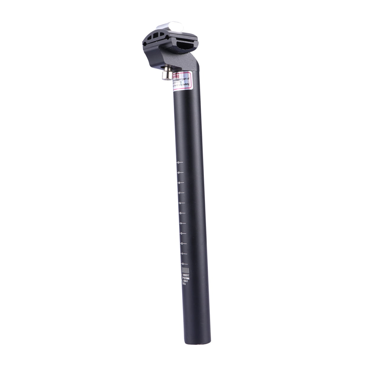 Worgeous 30.8mm Aluminum Alloy Seatpost Mountain Bike Bike Seat Tube Seat Post for Most Road Bike Downhill Bike Track Bike Fixed Gear (Black) - Image 5