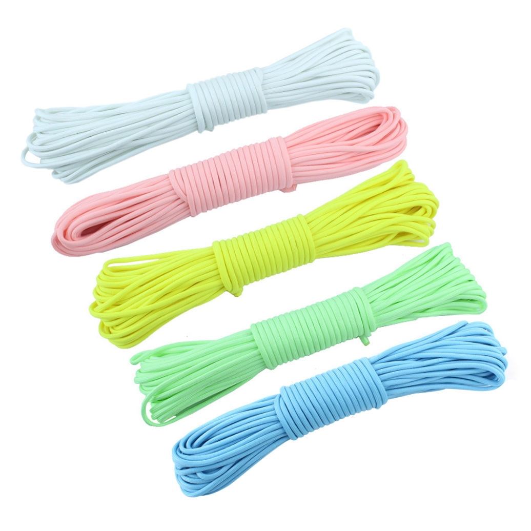 Worgeous 5pcs Outdoor 1 Meter Night Nine-core Umbrella Ropes Parachute Cord Glowing in the Dark - Image 4