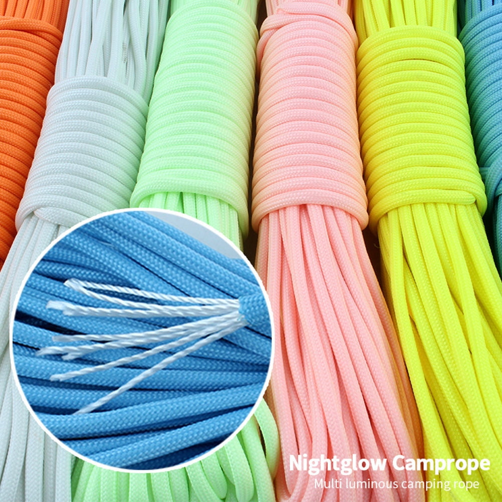 Worgeous 5pcs Outdoor 1 Meter Night Nine-core Umbrella Ropes Parachute Cord Glowing in the Dark - Image 8