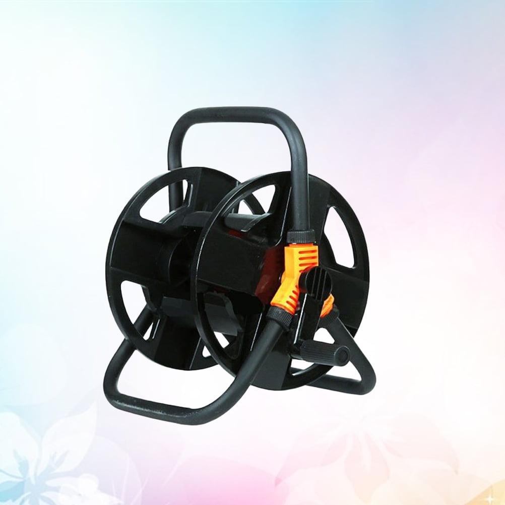 SWETRACE Garden Water Hose Reel Hose Reel Black Stainless Steel 1Pcs - Image 5