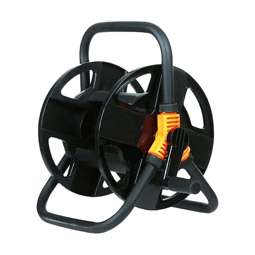 SWETRACE Garden Water Hose Reel Hose Reel Black Stainless Steel 1Pcs - Image 8