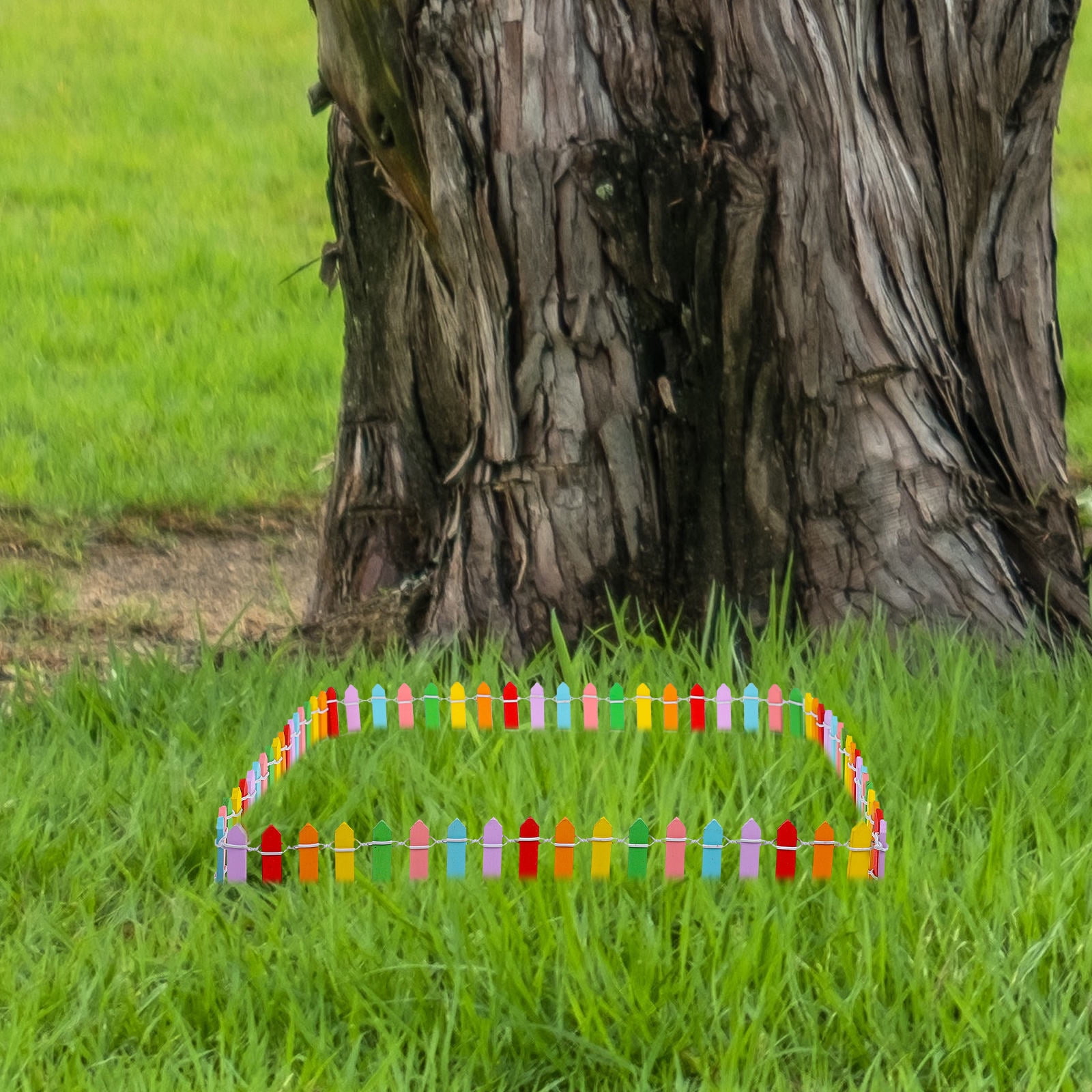 Worgeous 质 栅栏 Miniature Picket Fences Christmas Fairy Garden Little Baby - Image 4