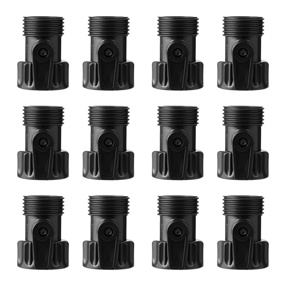 Worgeous Garden Hose Shut Off Valve 3/4 Inch ABS Black for Durable Use and Easy Installation - Image 1