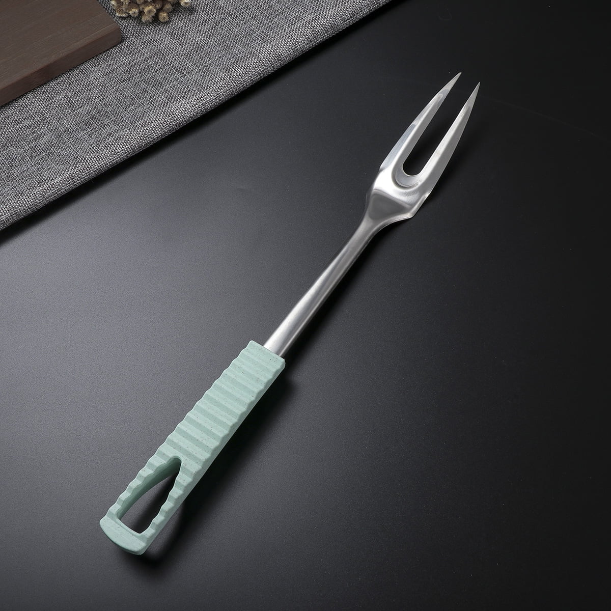 Ortofally Kitchen Utensils Stainless Steel Cooking Tools Heat Resistant Kitchen Gadgets Dishwasher Safe 34.50X3.50X2.00CM Silver - Image 2