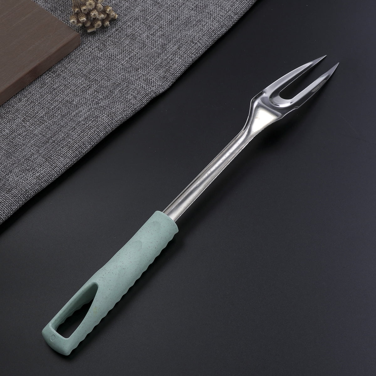 Ortofally Kitchen Utensils Stainless Steel Cooking Tools Heat Resistant Kitchen Gadgets Dishwasher Safe 34.50X3.50X2.00CM Silver - Image 4