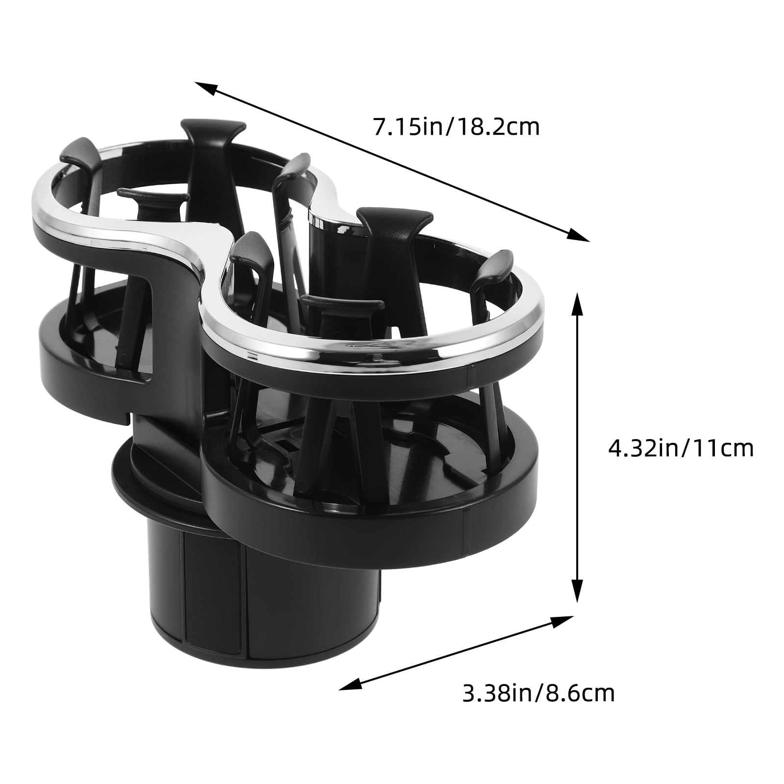 Worgeous Car Cup Holder ABS Dual Hole Drink Holders Automotive Mount Beverage Mug Stand for Vehicle Truck Auto - Image 2