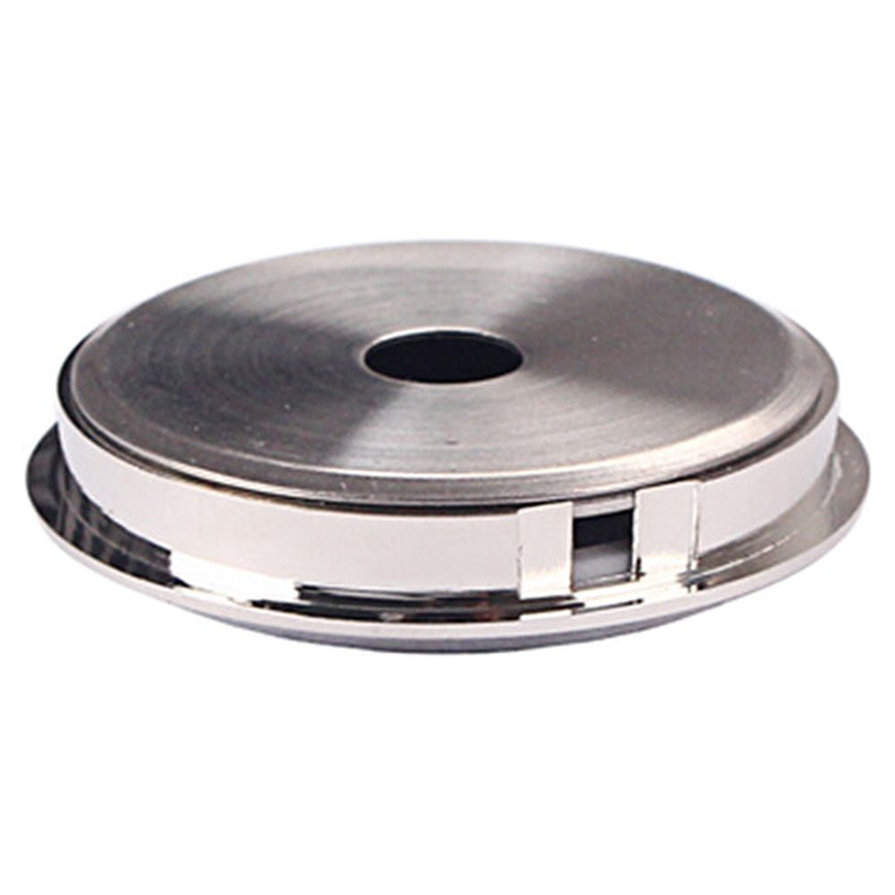 Worgeous Musical Instrument Hygrometer Round Violin Humidity Temperature Gauge Silver - Image 1