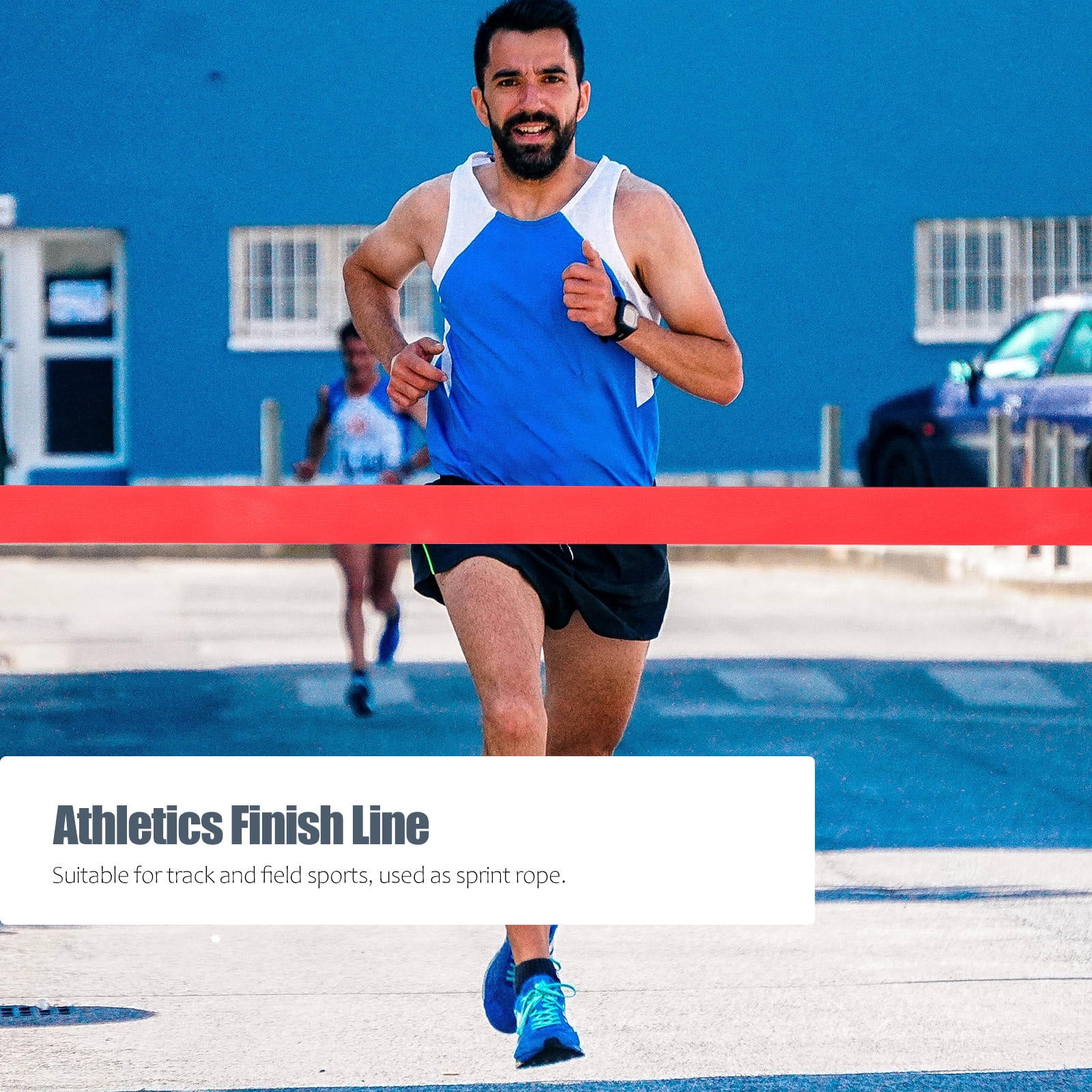 Worgeous 1 Roll of Athletics Collision Line Running Track Finish Line Mark Finish Line - Image 6