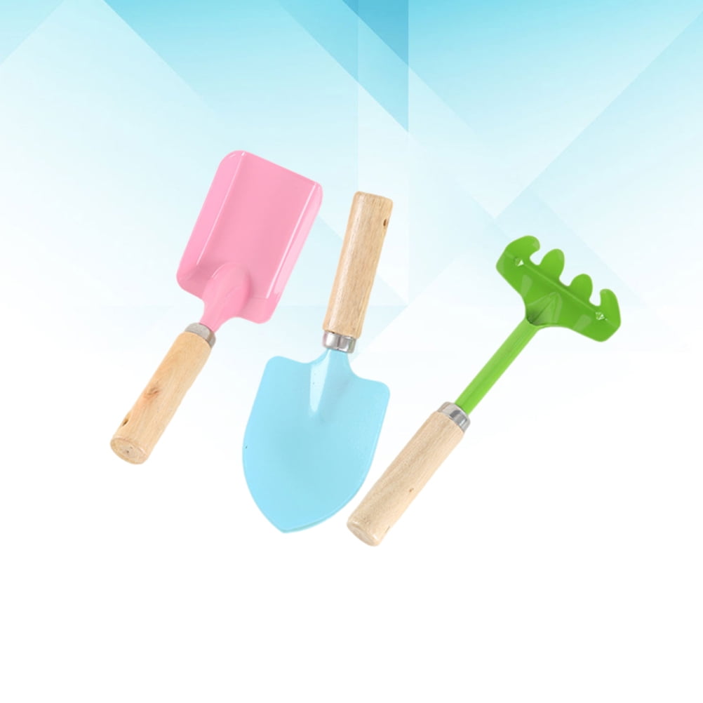 SWETRACE kids digging set Garden Tools Set Iron 3Pcs for Gardening Tools - Image 1