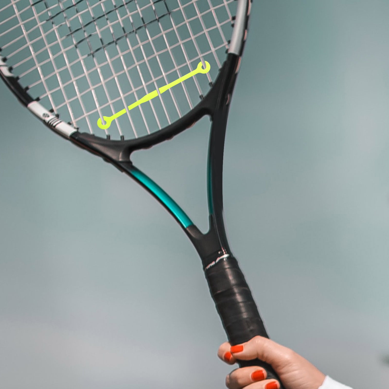 SWETRACE Tennis Dampeners for Racquet Green 5Pcs 12x0.39in - Image 3