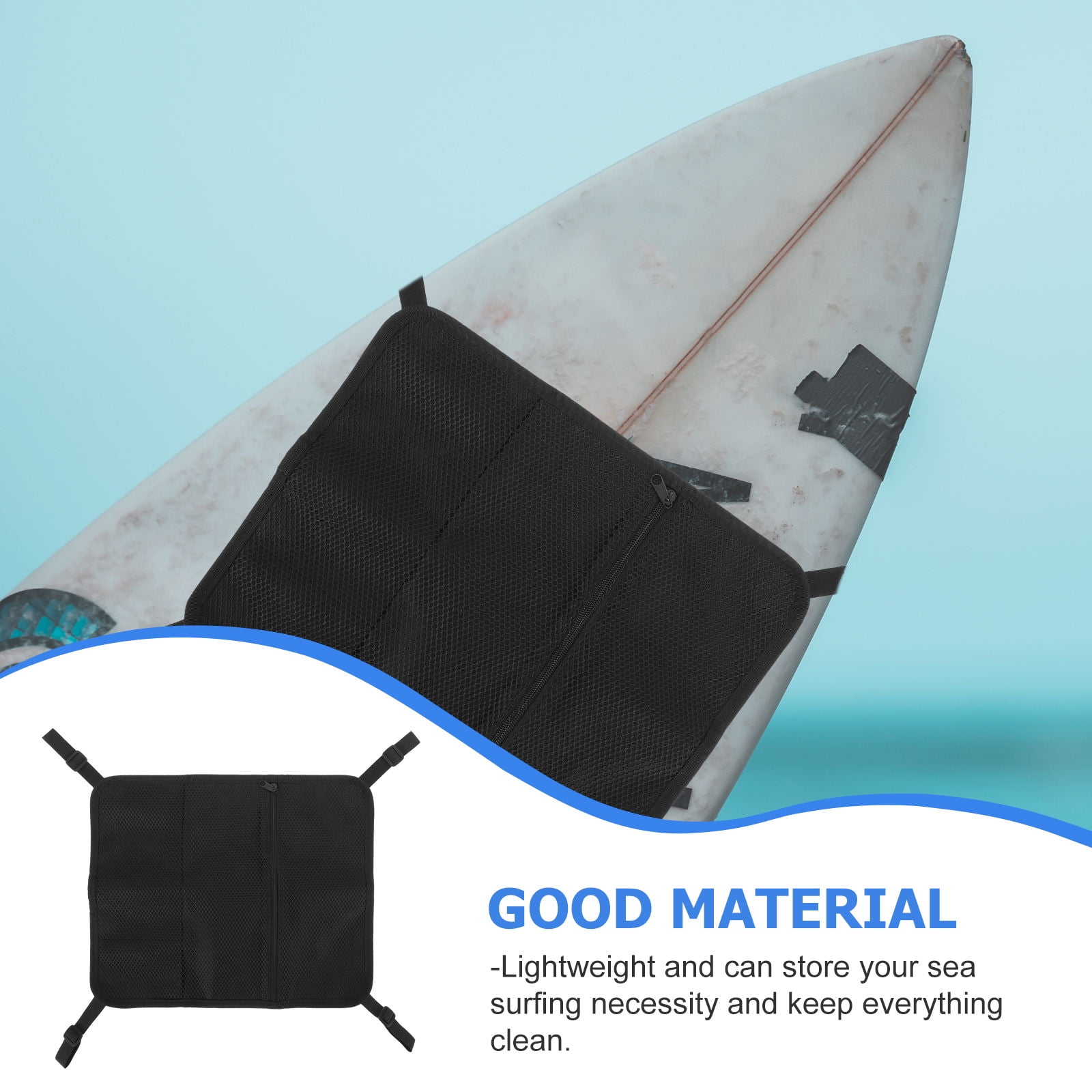 Worgeous Storage Bag Wet Waterproof Bags Paddleboard Surfboard Black - Image 3