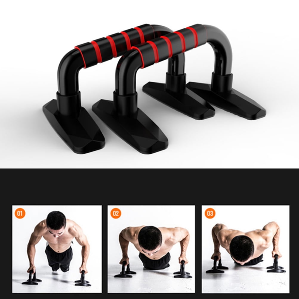 Worgeous 1 Pair Push-up Stands Bars for Building Muscle Exercises Abdomen Chest Push Ups Hand Grip Trainer Tool - Image 5