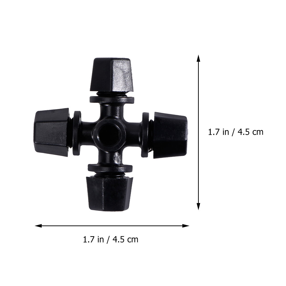 Worgeous Drip Irrigation Nozzle for Garden Use Black Plastic 20 Pieces Miniature Sprinklers - Image 2