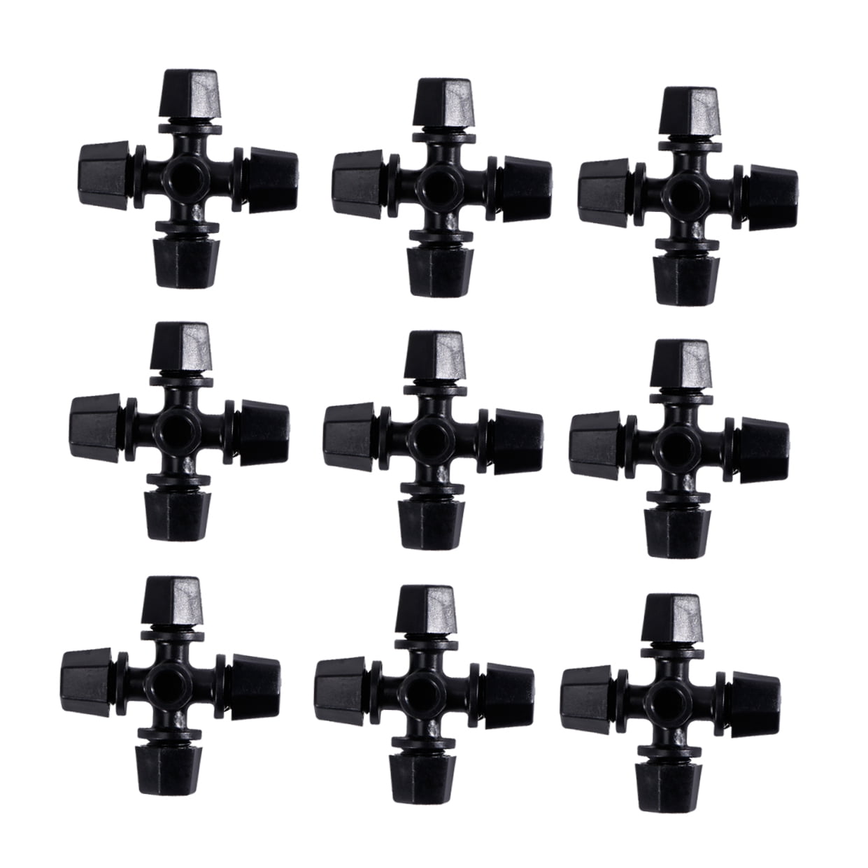 Worgeous Drip Irrigation Nozzle for Garden Use Black Plastic 20 Pieces Miniature Sprinklers - Image 4