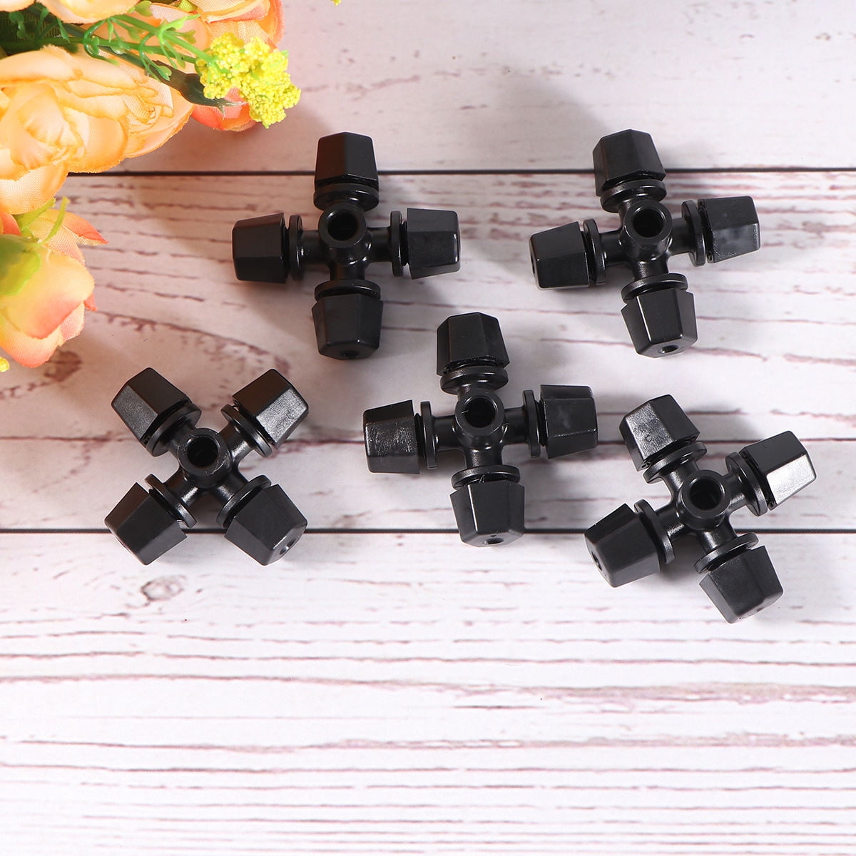 Worgeous Drip Irrigation Nozzle for Garden Use Black Plastic 20 Pieces Miniature Sprinklers - Image 8