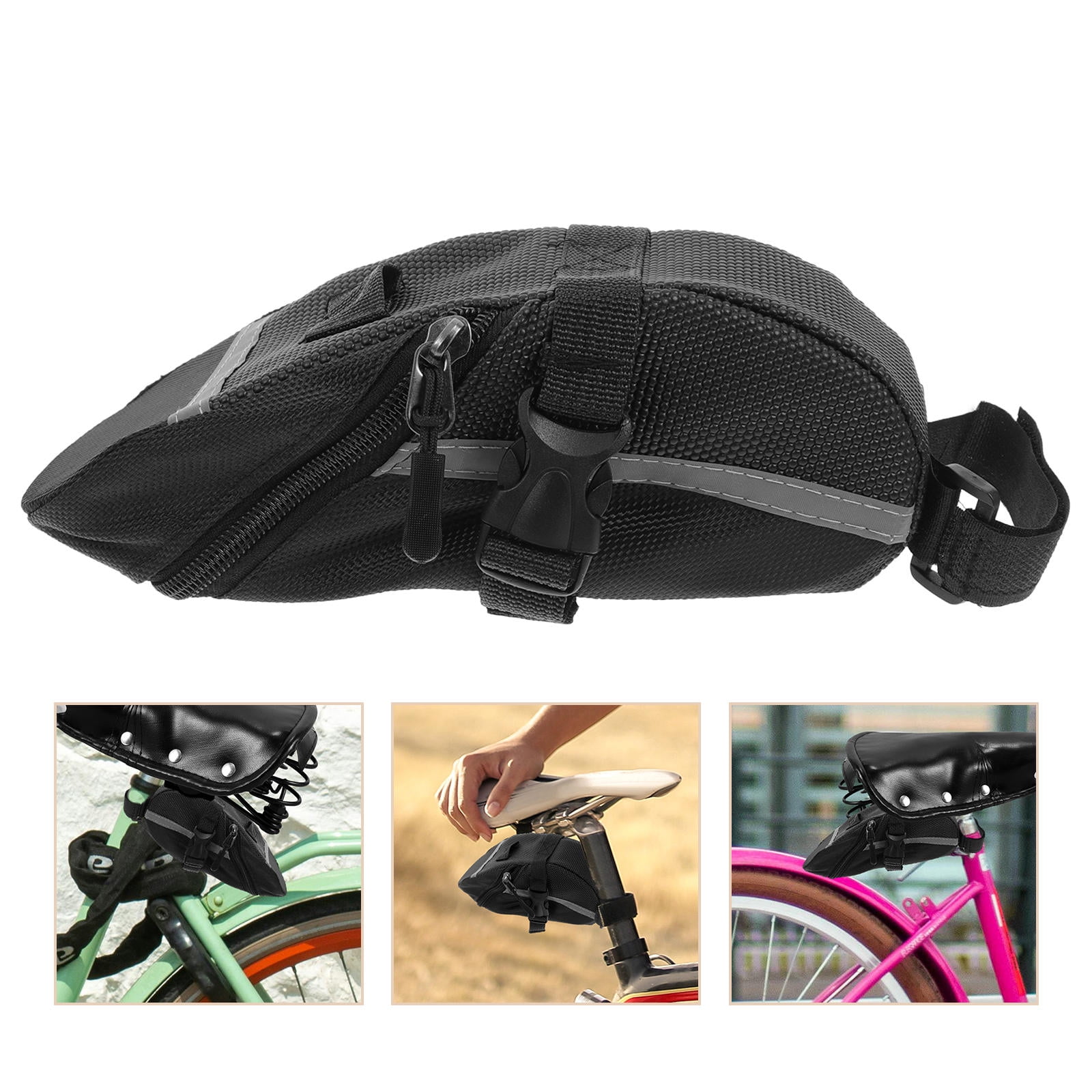 SWETRACE Cycling Tail Bag Bike Rear Bag for Cyclists Outdoor Cycling 1Set - Image 1