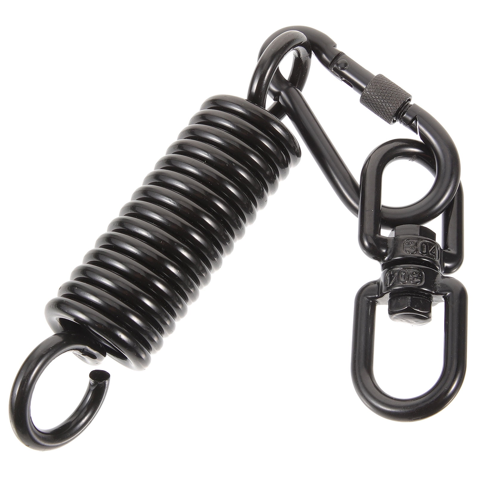 SWETRACE Porch Swing Springs Heavy Duty Black 1 Set 5.9x1.2in - Image 1